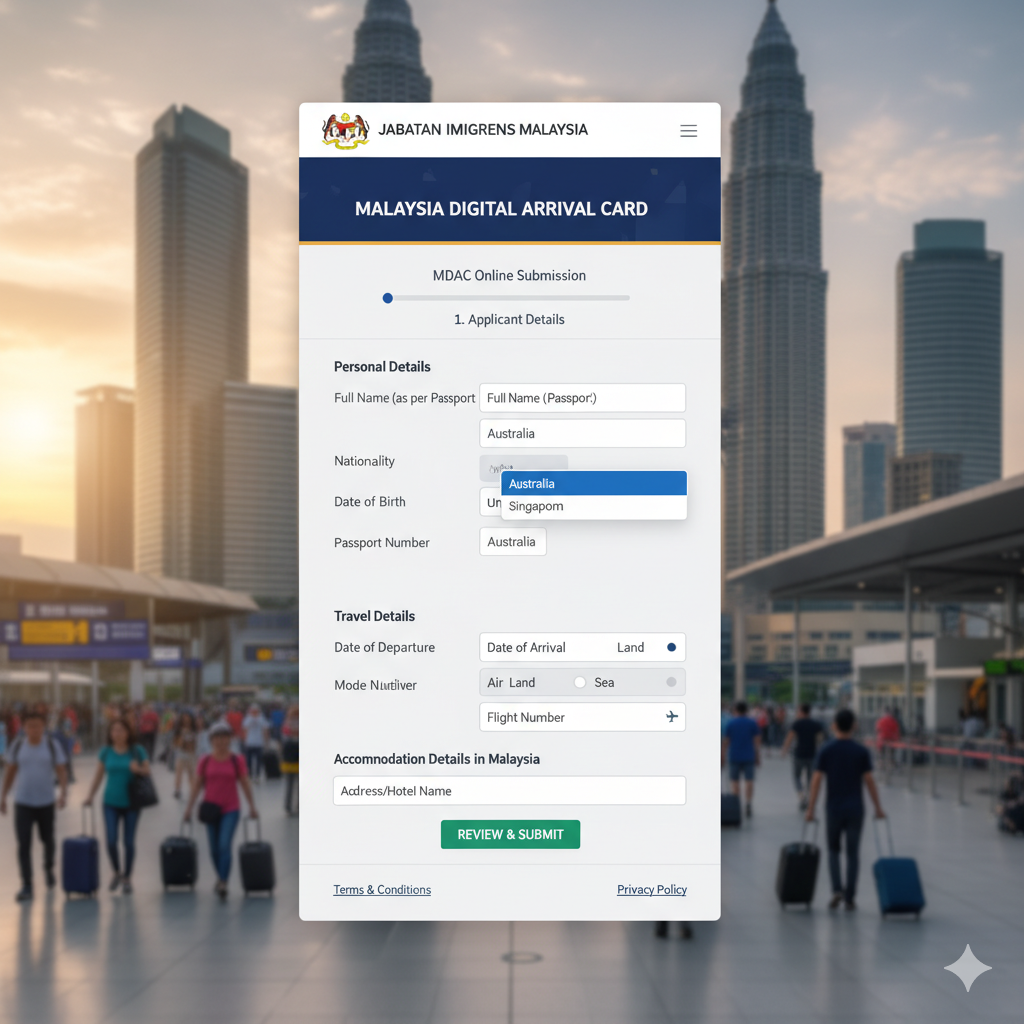 Malaysia Digital Arrival Card